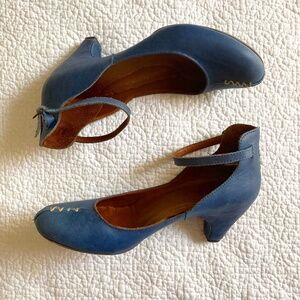 Sergio Tomani Leather Ingrid Ankle-Strap Pumps